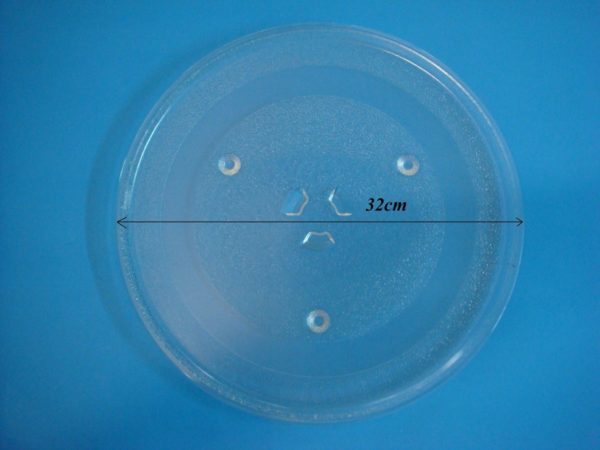 Plato microondas 32cm Ø trébol